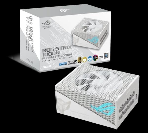 Zdroj 1000W ASUS ROG STRIX 1000G AURA WHITE, GOLD, retail