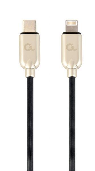 Gembird kábel USB-C (M) / 8pin Lightning (M), 1 m, čierny