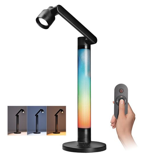 Solight LED stmievateľná lampička s RGB podsvietením, 10W, 6