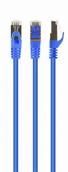 Gembird patch kábel S/FTP Cat. 6A LSZH, 2 m, modrý
