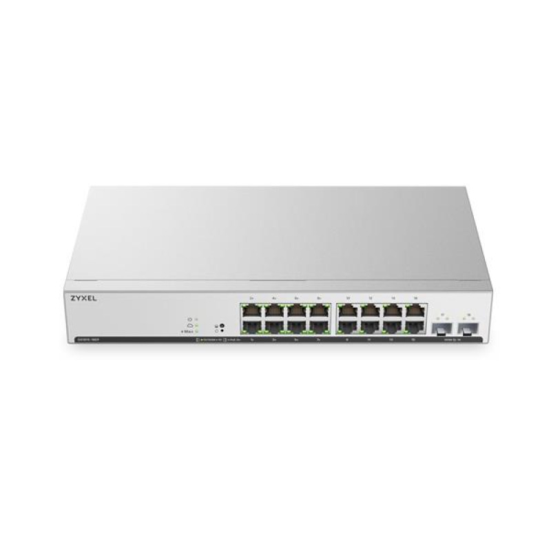 Zyxel GS1915-18EPv2, 18 Port, 8x GbE, 8x GbE PoE, 130W 802.3