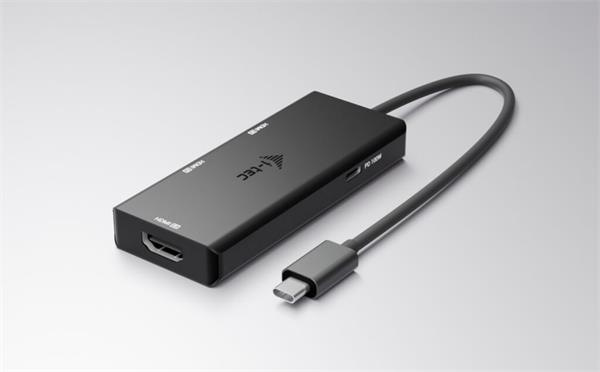 i-tec USB-C Triple 4K HDMI Video Adapter, Power Delivery 100
