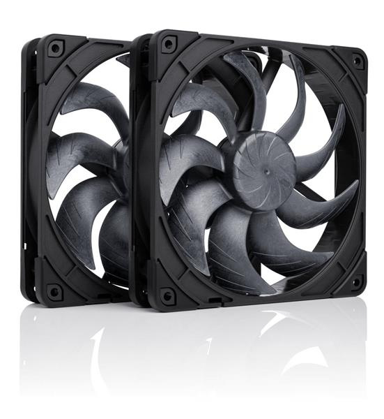 Noctua NF-A14x25 G2 PWM Sx2-PP chromax.black, set 2 ventilát