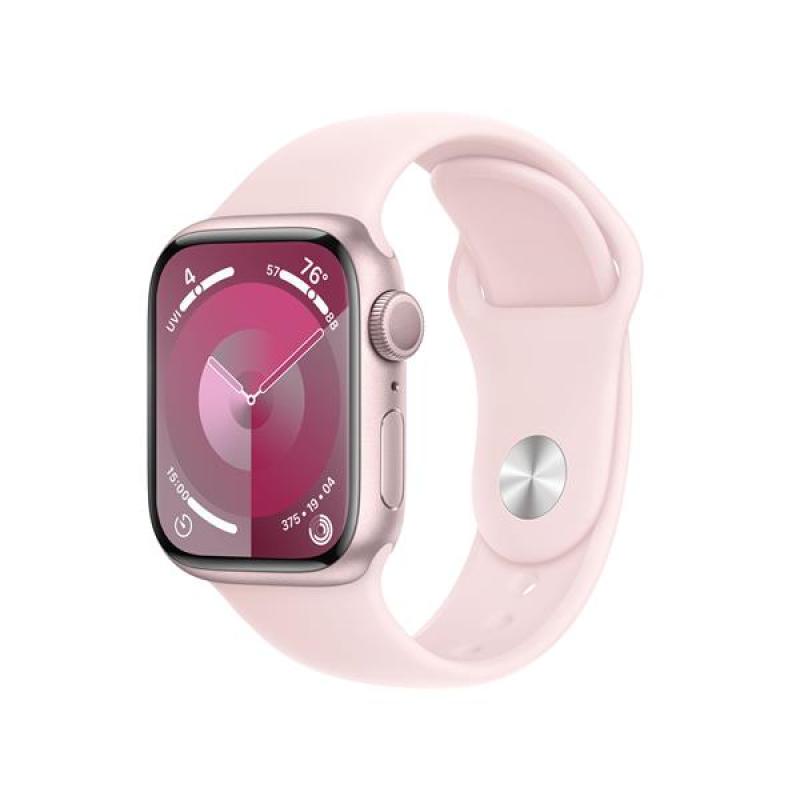 Apple Watch Series 9 GPS 41mm Pink Aluminium Case with Light