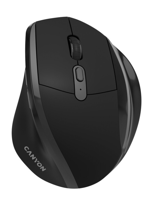 Canyon OnClick 17, ergonomická bezdrôtová optická myš, USB p