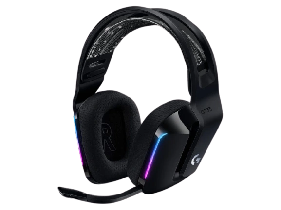 Logitech® G733 LIGHTSPEED Wireless RGB Gaming Headset - BLAC