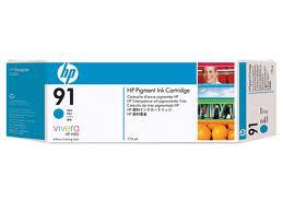 HP 91 Pigment Cyan Ink Cartridge