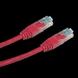 OEM patch kábel Cat5E, UTP - 3m , červený