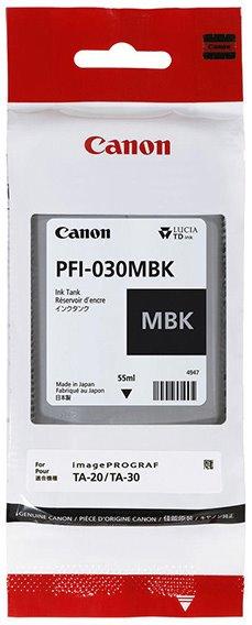 kazeta CANON PFI-030MBK matte black iPF TA-20/TA-30, TM-240/340 (55 ml) (3488C001)