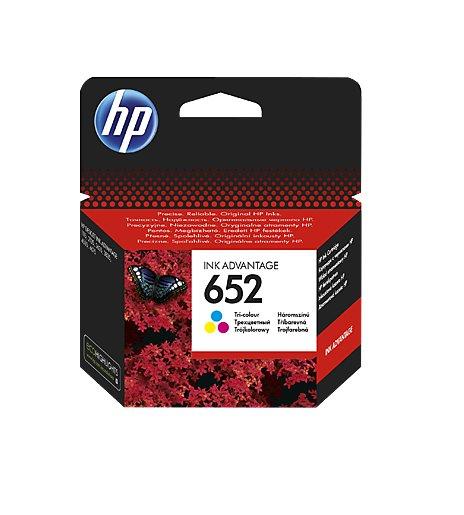 HP 652 Tri-colour Ink Cartridge