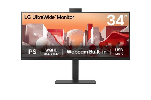 LG 34BA85QE-B 34"W IPS LED 3440x1440 5M:1 5ms 300cd DP 2xHDM