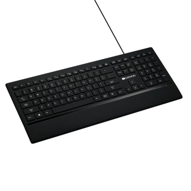 Canyon HKB-6, klávesnica, USB, multimediálna, 124 kláves, mo