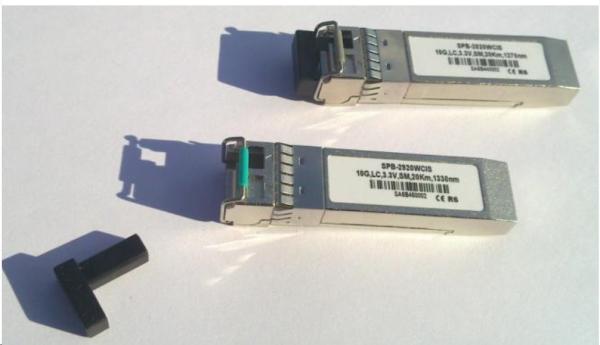 SFP+ WDM transceiver 10GBASE-BX, multirate, SM 10km, TX1270/