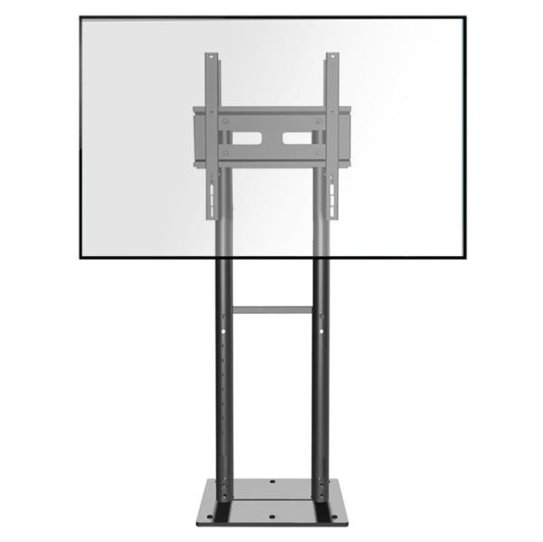 ONKRON Stationary Dual TV Stand for 2 Screens Front and Back