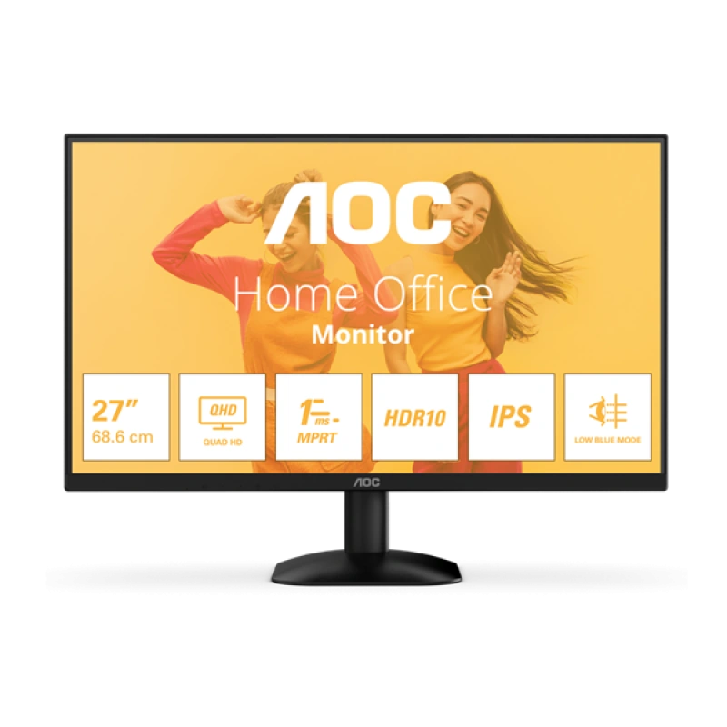 AOC Q27B35E 27" IPS 2560x1440 20M:1 4ms 300cd DP HDMI čierny