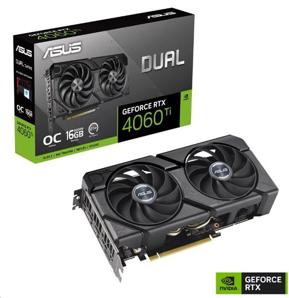 ASUS DUAL RTX4060TI OC 16GB/128-bit GDDR6 HDMI 3xDP