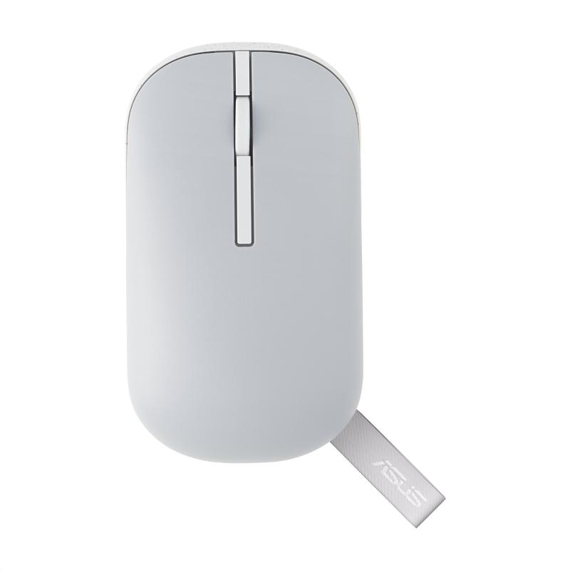 ASUS MOUSE Marshmallow MD100  šedá - optická bezdrôtová myš;
