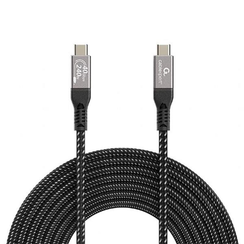 Gembird kábel USB-C (M) na USB-C (M), prémiový, USB 4, 3.2 G