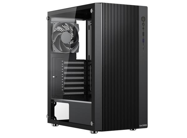 1stCOOL G4 transparent, skrinka ATX, USB3.0, USB-C, 2x venti