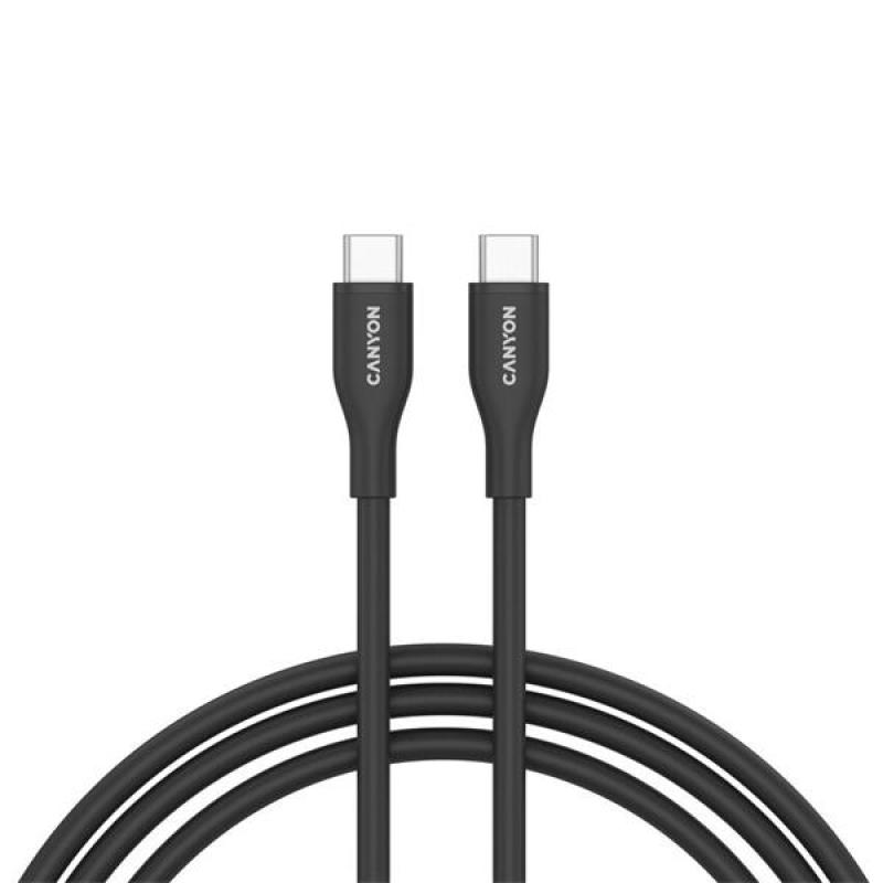 Canyon CC60SC10, 1 m kábel, USB-C / USB-C, PD 60 W, 480 Mbps