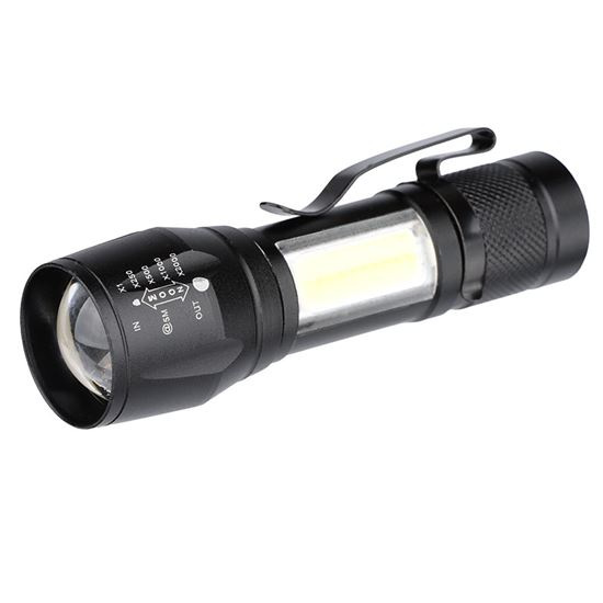 Solight LED kovové svietidlo nabíjacie, 150+60lm, Li-Ion, či