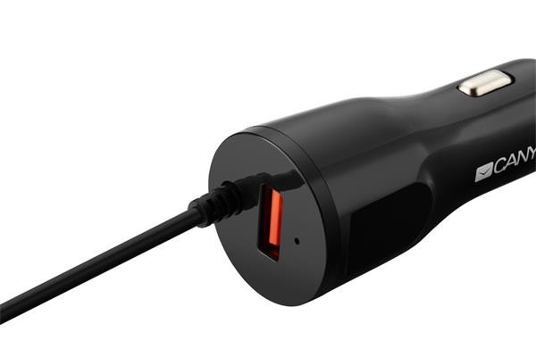 Canyon C-031, univerzálna autonabíjačka, 1x USB, výstup 5V/2