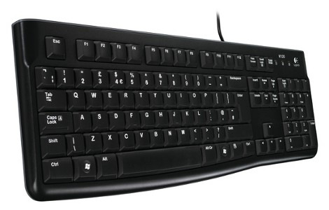 Logitech® K120 for Business keyboard - black - RUS layout -