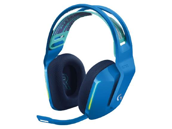 Logitech® G733 LIGHTSPEED Wireless RGB Gaming Headset - BLUE