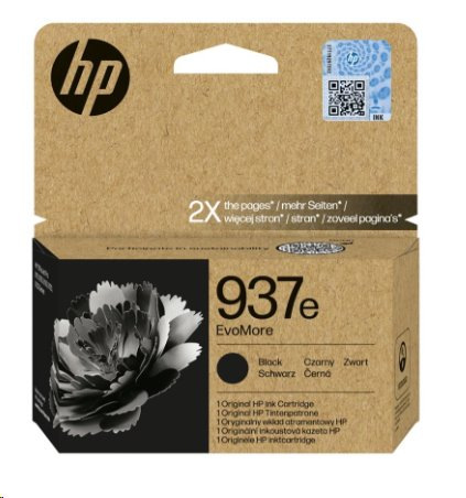 HP 937e EvoMore - čierna - originál - Officejet - atramentov
