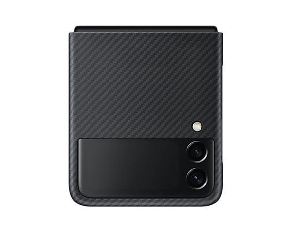 Samsung Kryt z aramidového vlákna Z Flip3 čierny