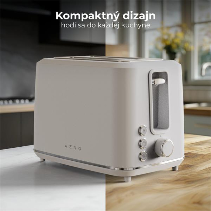 AENO 2-plátkový hriankovač TS1, 1000W, 7 stupnov opekania, e