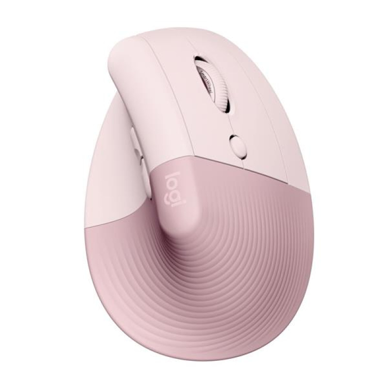 Logitech® Lift Vertical Ergonomic Mouse - ROSE/DARK ROSE - p