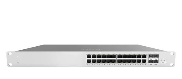 Meraki MS120-24P 1G L2 Cld -Mngd 24x GigE 370W PoE Switch