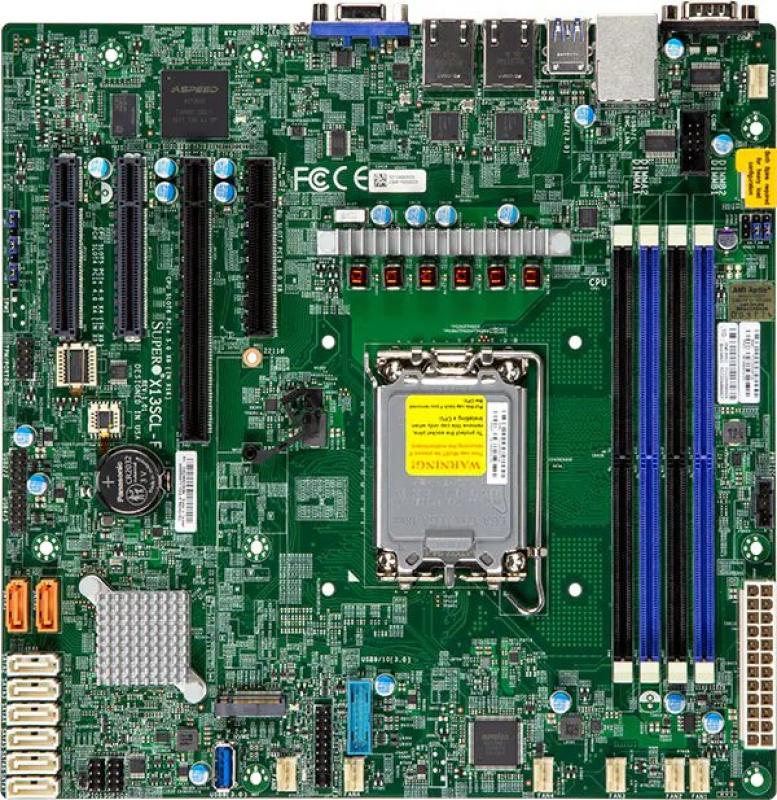 Supermicro Server board  X13SCL-F-O  1xLGA1700, ATX, Intel®
