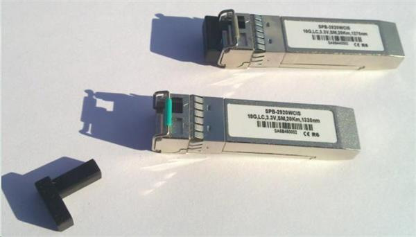 SFP+ WDM transceiver 10GBASE-BX, SM 20km, 1270nm TX/ 1330mm