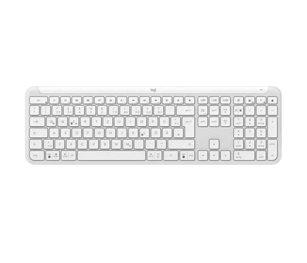 Logitech® K950 SIGNATURE SLIM WIRELESS KEYBOARD - OFF WHITE-