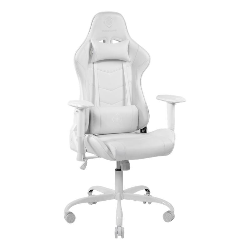 DELTACO GAM-096-W, Herná stolička, biela
