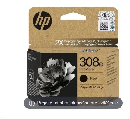 HP/InkHP 308e EvoMore BK Original Ink