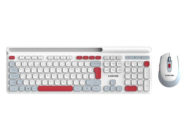 Canyon SET-W5, Wireless bezdrôtové combo - multimed. klávesn