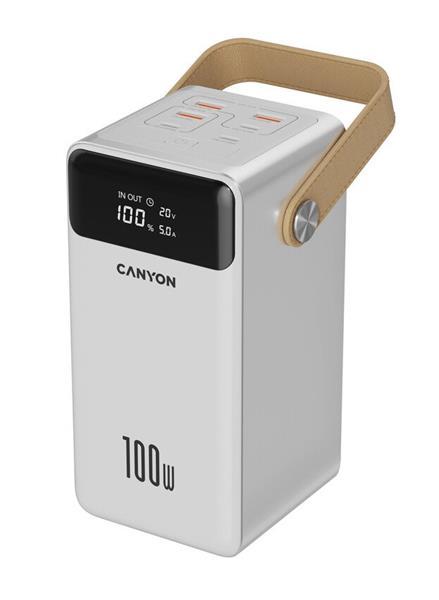 Canyon OnPower 610, Powerbank, 60.000 mAh, displej, in: USB-