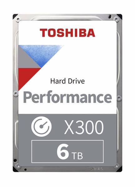 Toshiba HDD Desktop X300 6TB, 3,5", 7200rpm, 256MB, SATA 6GB