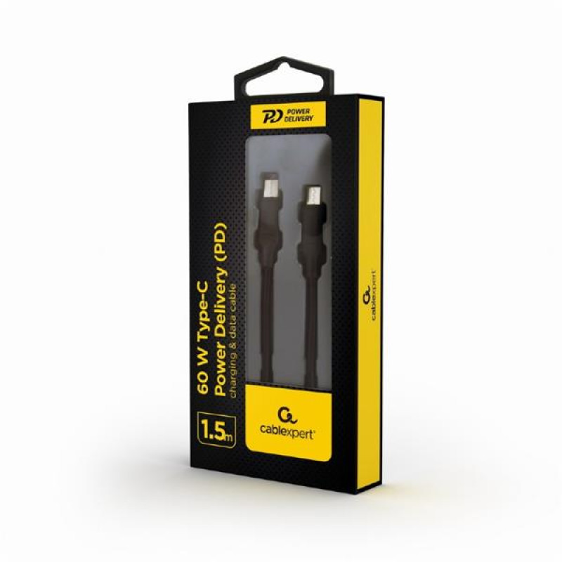 Gembird kábel USB-C (M) na USB-C (M), nabíjací / synchroniza