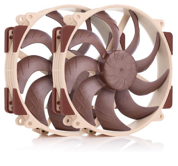 Noctua NF-A14x25r G2 PWM Sx2-PP sada 2 ventilátorov 140x140x