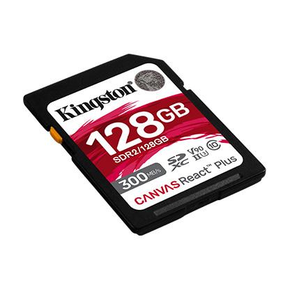 128 GB .SDXC karta Kingston . Canvas React Plus Class UHS-II