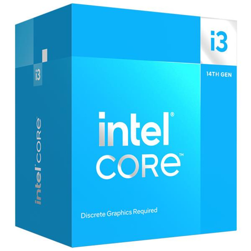 Intel® Core™i3-14100F processor, 3.50GHz,12MB,LGA1700, BOX,