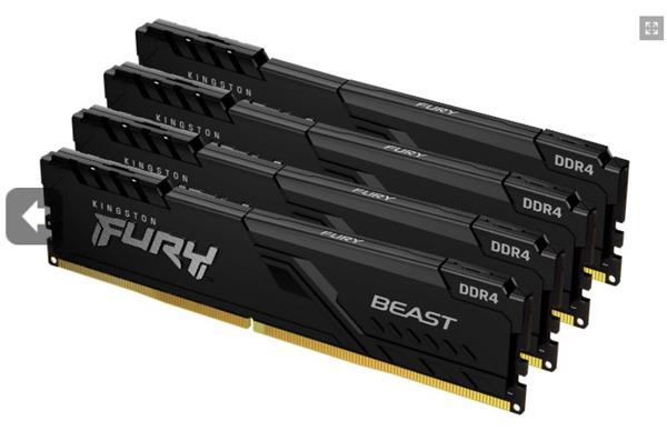 DDR 4....        64GB . 3600MHz. CL18 DIMM FURY Beast Black