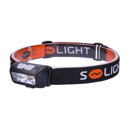 Solight LED čelové nabíjacie svietidlo, 150 + 100lm, biele a