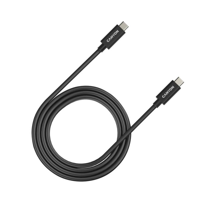 Canyon UC-44, 1 m kábel USB-C / USB-C, 48V/5A, výkon 240W EP