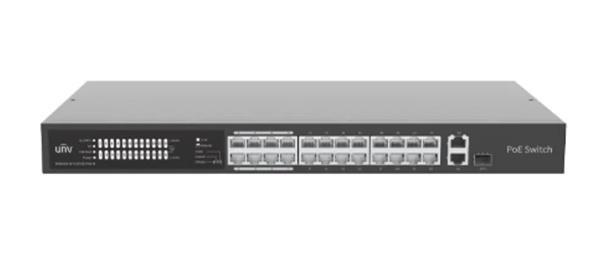 UNIVIEW switch 24x100Mbps PoE portů + 1xGbps uplink + 1xGbps