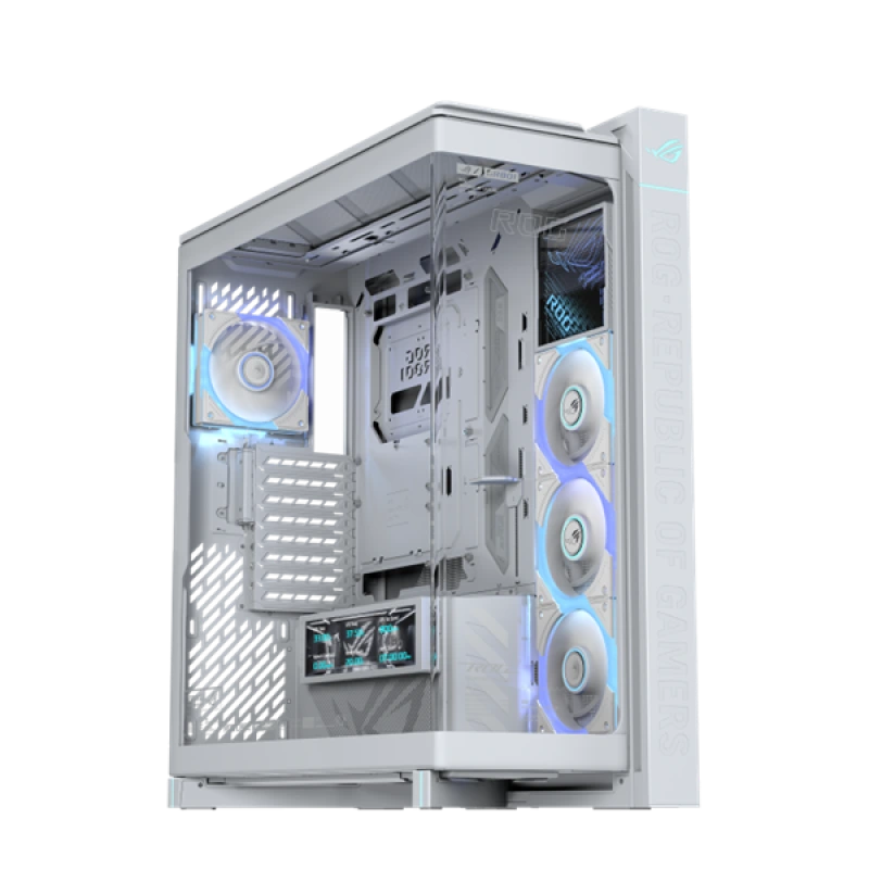 ASUS ROG CRONOX GR801 CURVE TG ARGB WHITE skrinka E-ATX biel